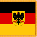 Die Truppenfahne der Bundeswehr