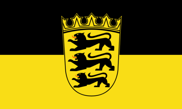 Flagge Und Dienstflagge Vom Bundesland Baden Württemberg