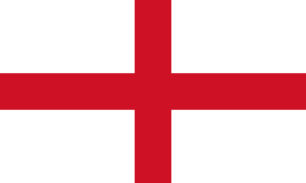 Die Flagge von England