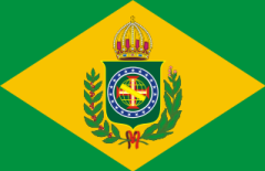 1. Flagge des brasilianischen Kaiserreichs (1822-1870)