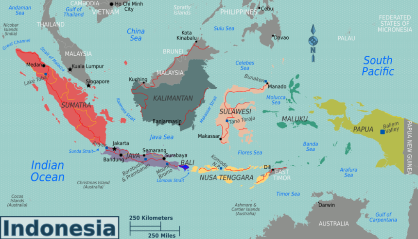 Landkarten von Indonesien 