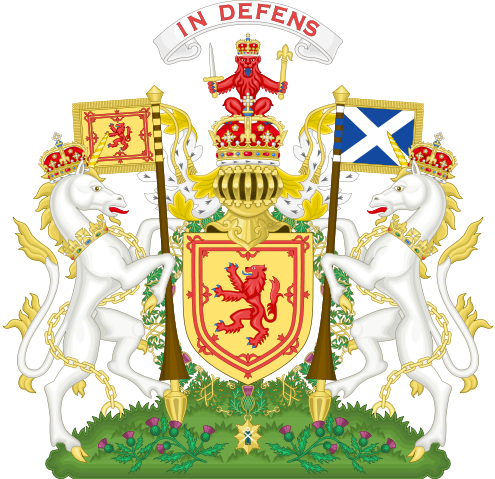 Das alte Wappen Schottlands